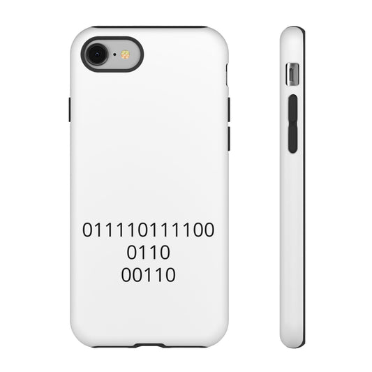 Binary Code Phone Case | Personalized Birthday Gift for Tech Lovers