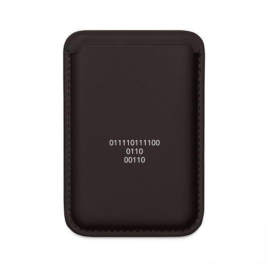 Binary Code MagSafe Card Wallet | Personalized Gift for Programmers