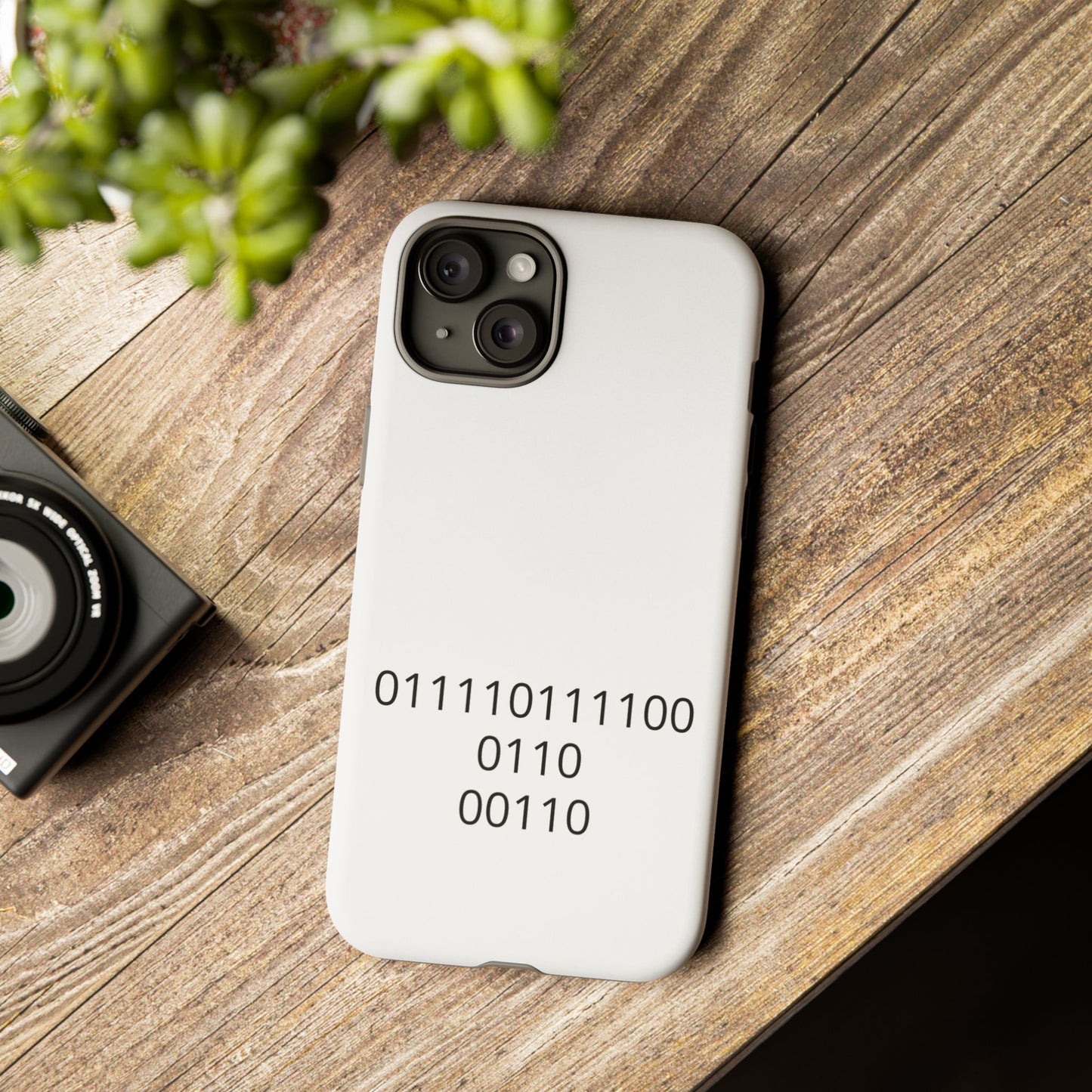 Binary Code Phone Case | Personalized Birthday Gift for Tech Lovers