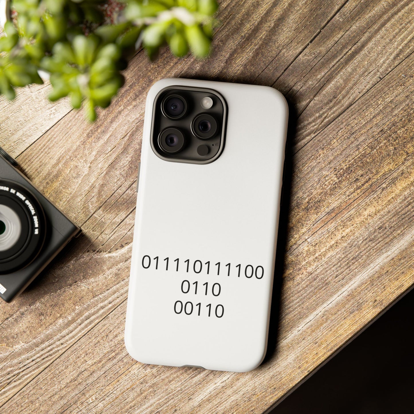 Binary Code Phone Case | Personalized Birthday Gift for Tech Lovers