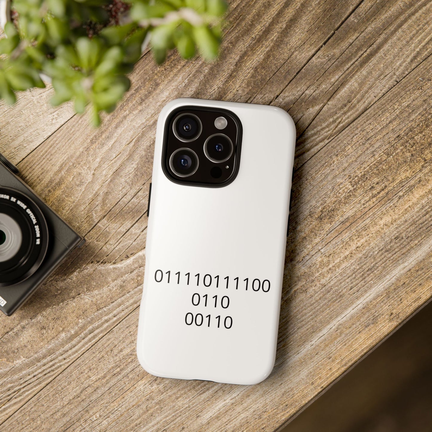 Binary Code Phone Case | Personalized Birthday Gift for Tech Lovers