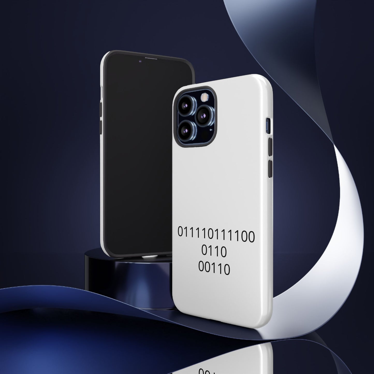 Binary Code Phone Case | Personalized Birthday Gift for Tech Lovers