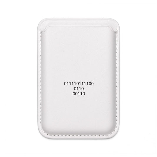 Binary Code MagSafe Card Wallet | Personalized Gift for Programmers