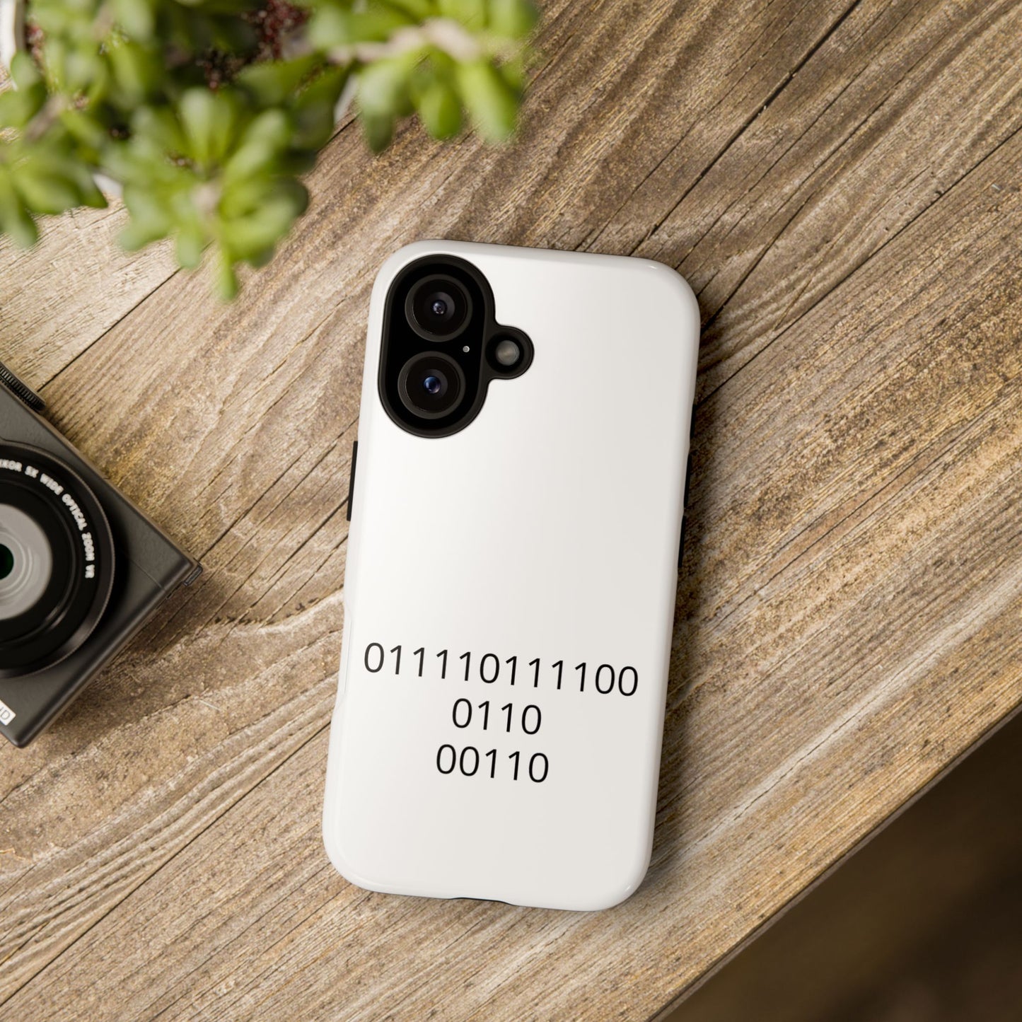 Binary Code Phone Case | Personalized Birthday Gift for Tech Lovers