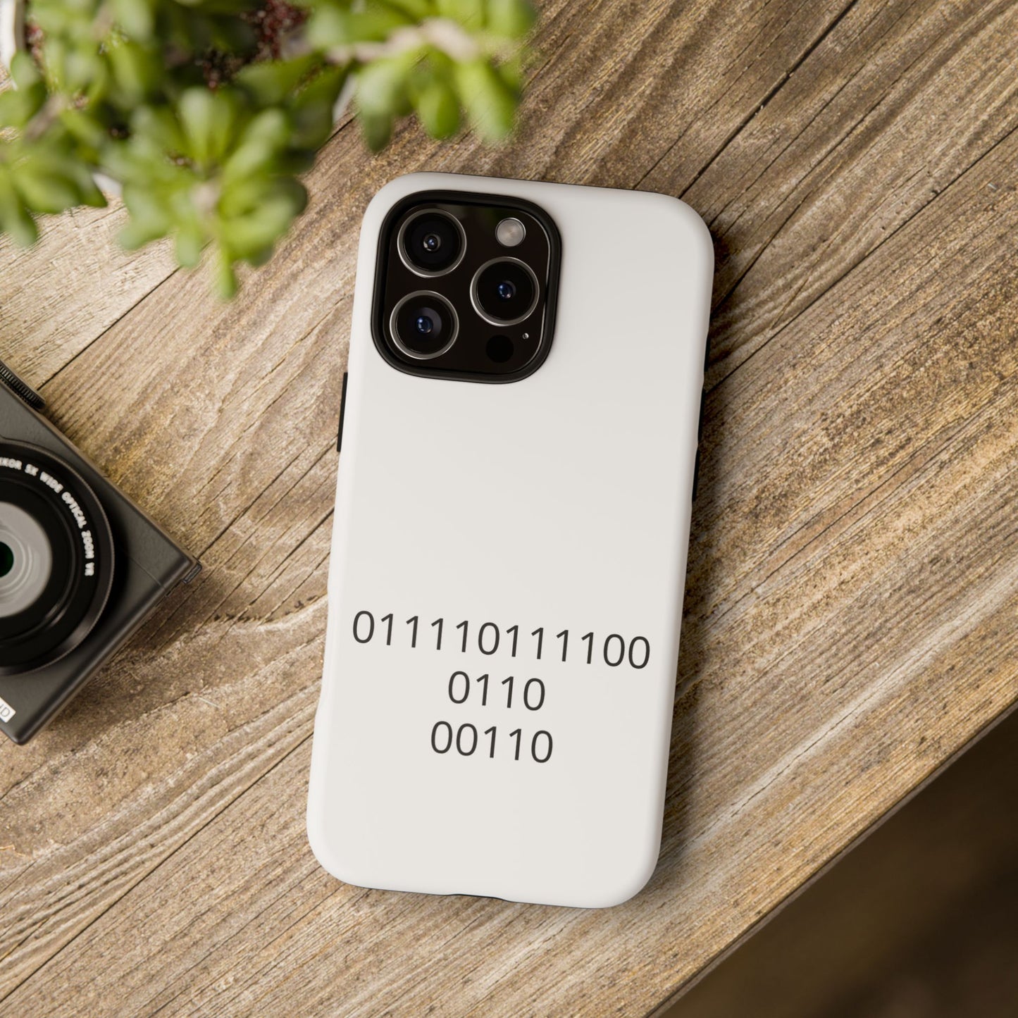 Binary Code Phone Case | Personalized Birthday Gift for Tech Lovers