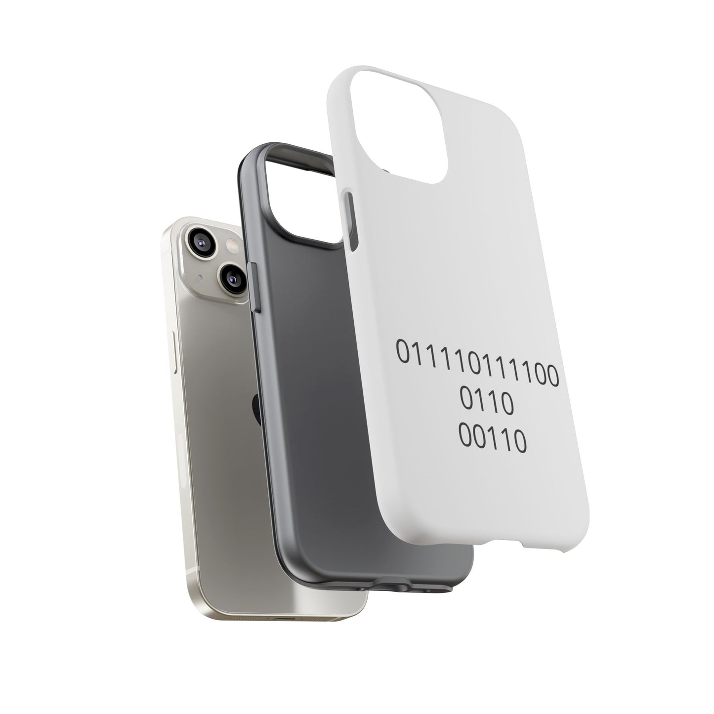 Binary Code Phone Case | Personalized Birthday Gift for Tech Lovers