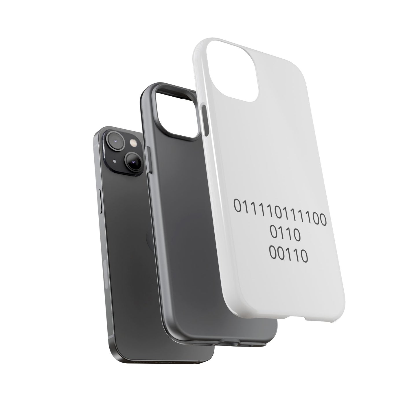 Binary Code Phone Case | Personalized Birthday Gift for Tech Lovers