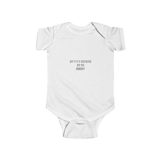 Binary Code Baby Onesie | Personalized Newborn Gift