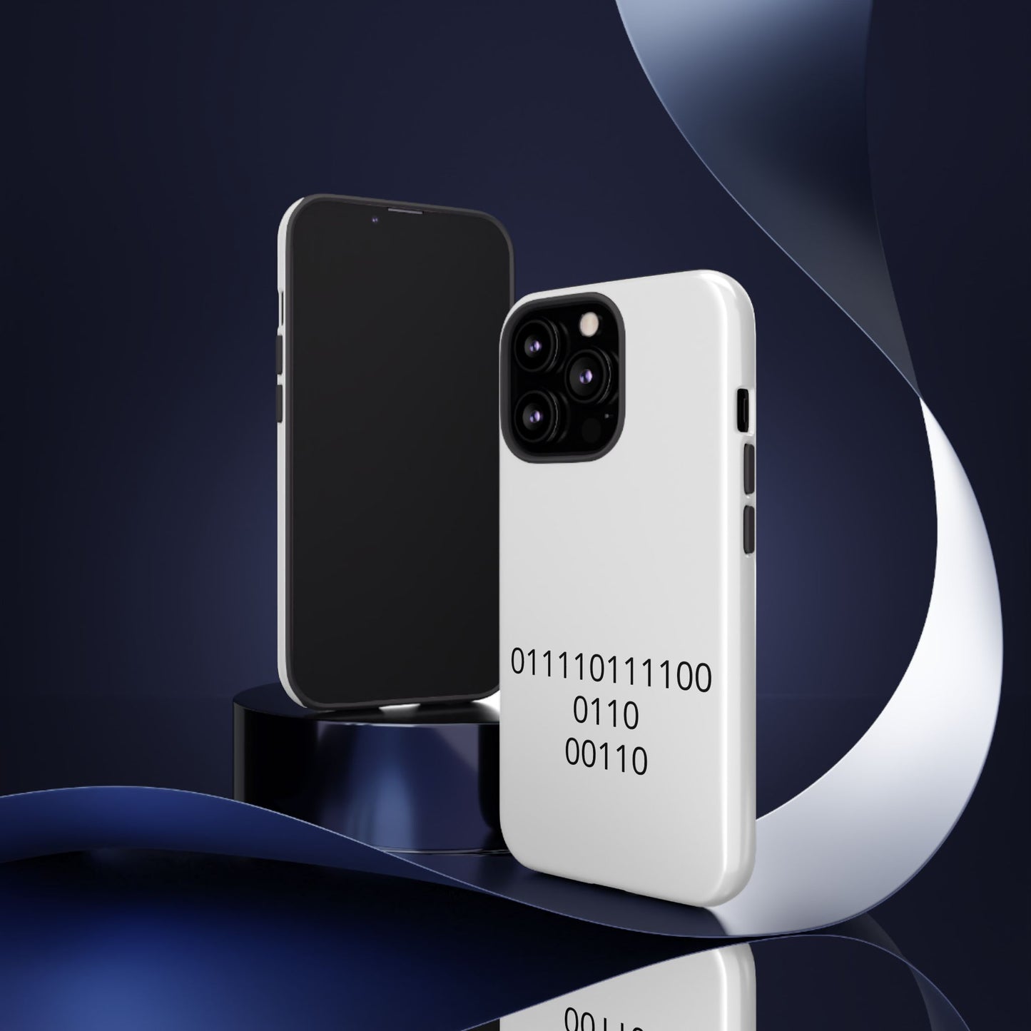 Binary Code Phone Case | Personalized Birthday Gift for Tech Lovers