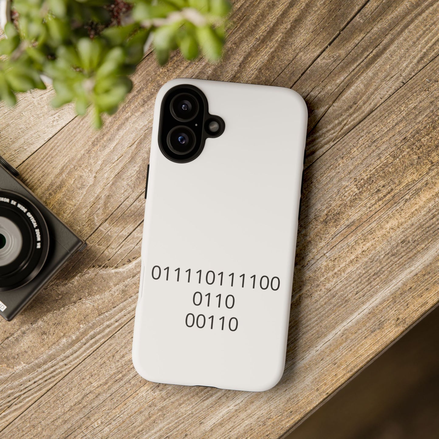 Binary Code Phone Case | Personalized Birthday Gift for Tech Lovers
